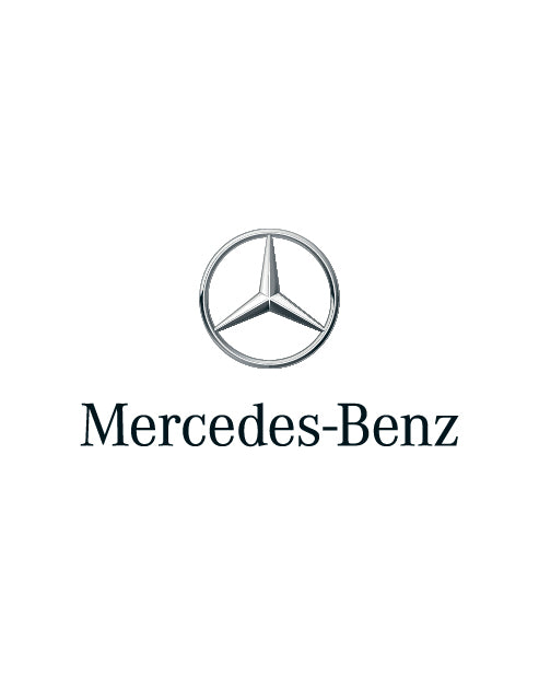 Mercedes Benz Logo Sticker with Vertical Emblem