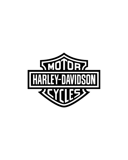 Harley Davidson Cycles Motor Logo Sticker