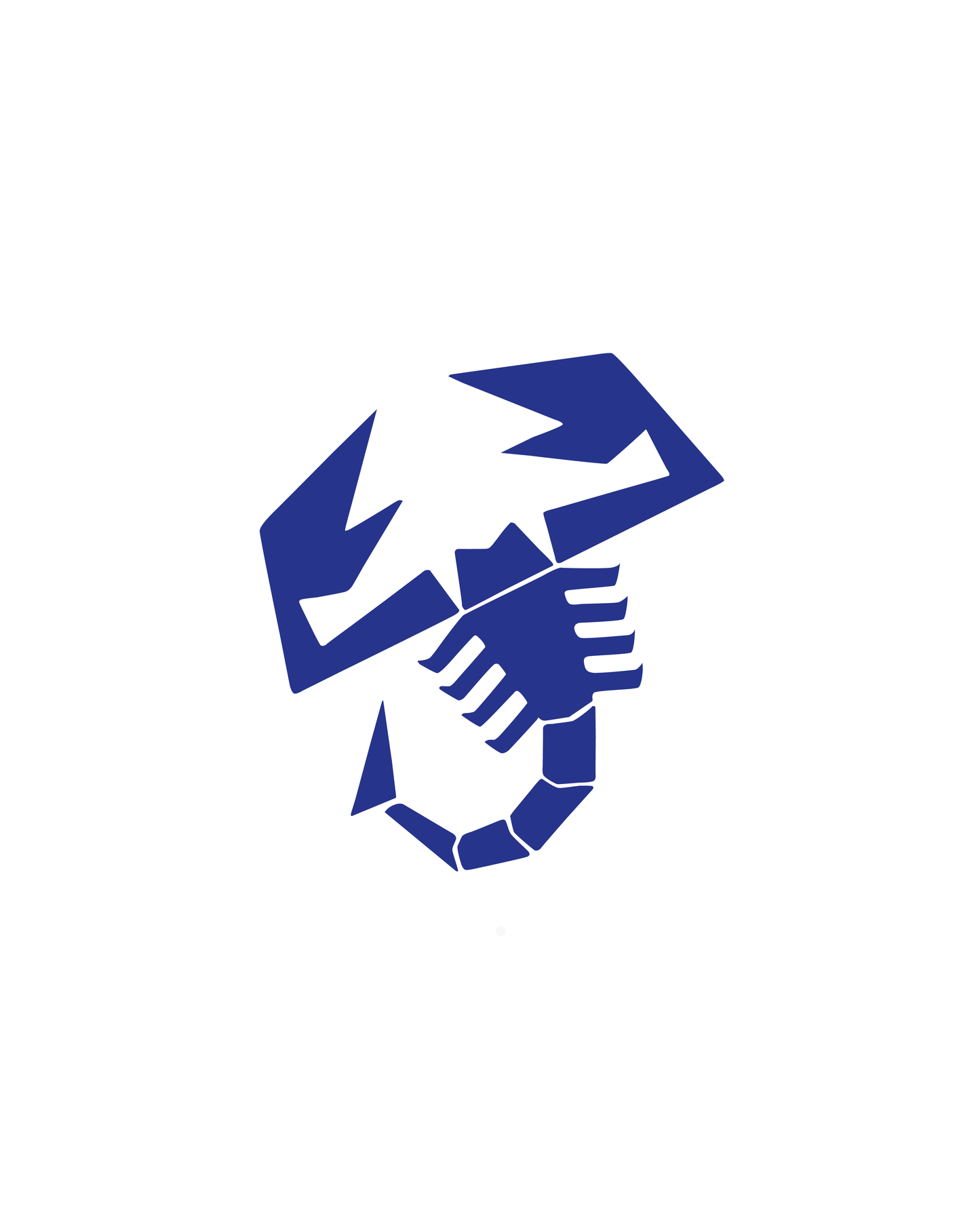 Abarth 500 / 595 / 695 Roof Sticker Kit - Blue Scorpion Only