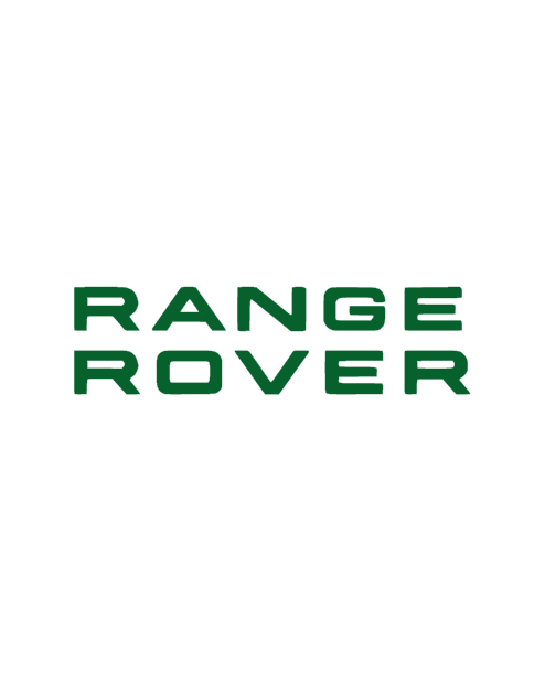 Land Rover "Range Rover" Logo Sticker - Green