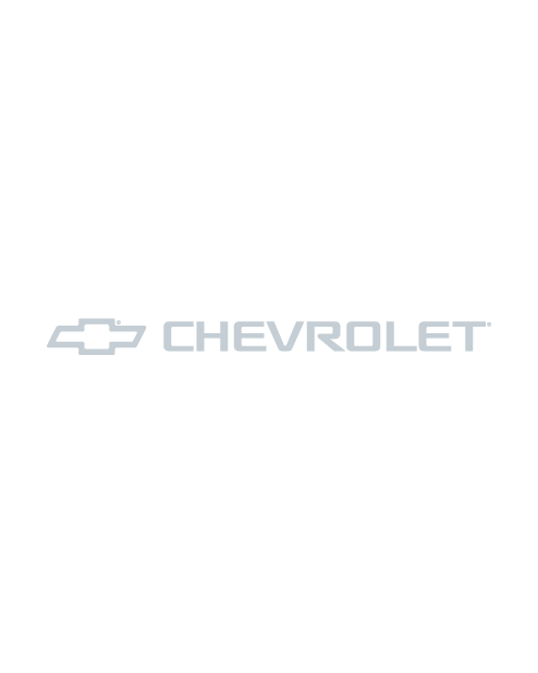 Chevrolet Logo Sticker Full Horizontal - Gray