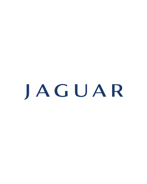 Jaguar Lettering Sticker - Blue