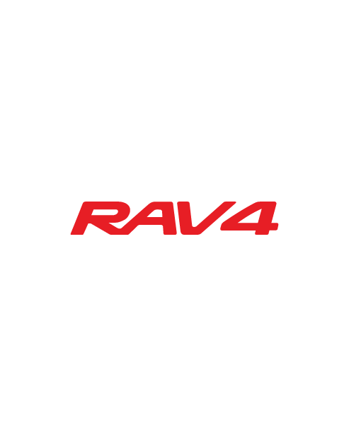 Toyota RAV4 Sticker - Red