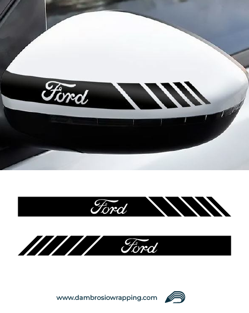 Ford Mirror Sticker Kit - Sport