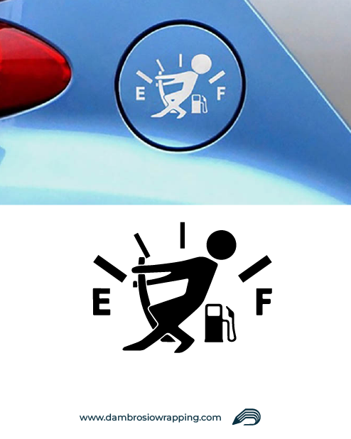 Cute Gas Cap Sticker