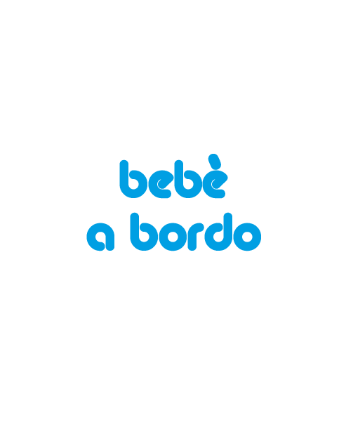 Adesivo "Bebè a bordo"