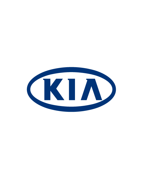 "Kia" Logo Sticker - Blue