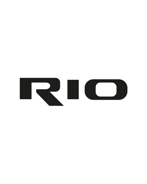 Kia "Rio" Logo Sticker - Black