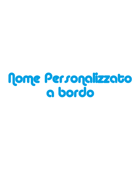 "(Custom Name) on Board" sticker