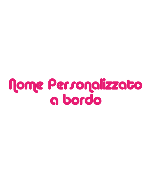 "(Custom Name) on Board" sticker