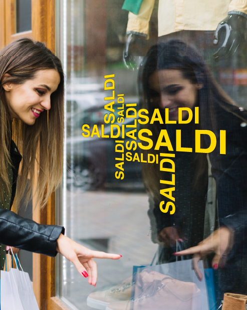 Tetris-style "Sale" sticker