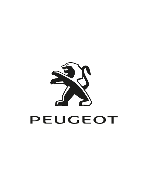 Peugeot Emblem Sticker - Black