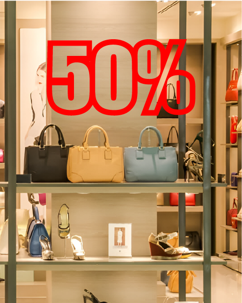 "50%" sticker