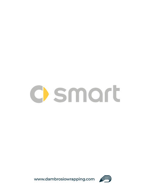 Smart Logo Sticker with Two-Tone Emblem