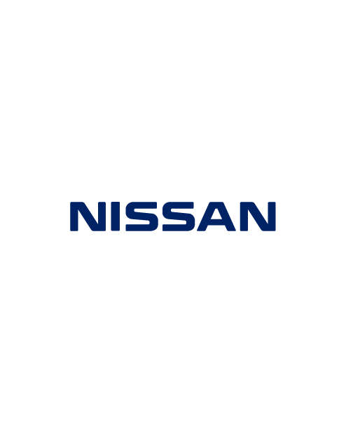Nissan Lettering Sticker - Blue