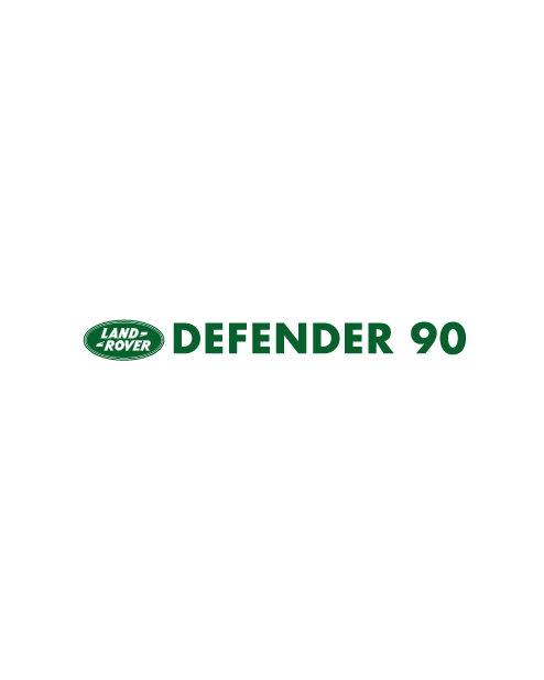 Land Rover "Defender 90" Logo Sticker