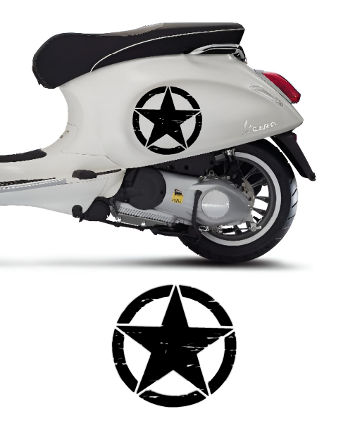 Star Sticker Kit for Vespa Side