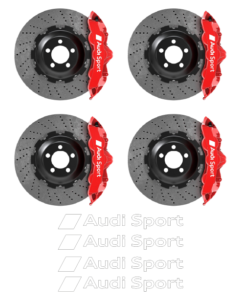Audi Sport Brake Caliper Decal Set