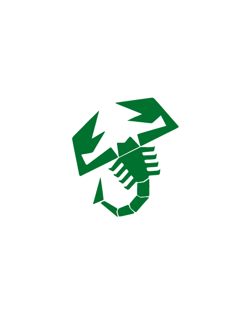 Abarth Green Scorpion Logo Sticker