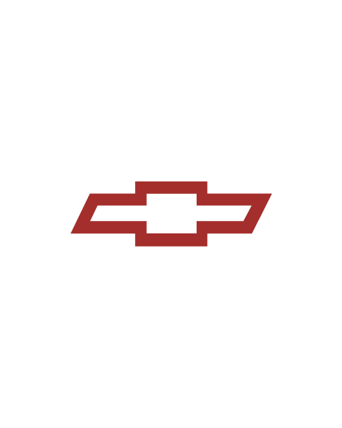 Chevrolet Emblem Logo Sticker - Red