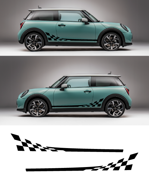 Competition Side Stripes Kit for Mini