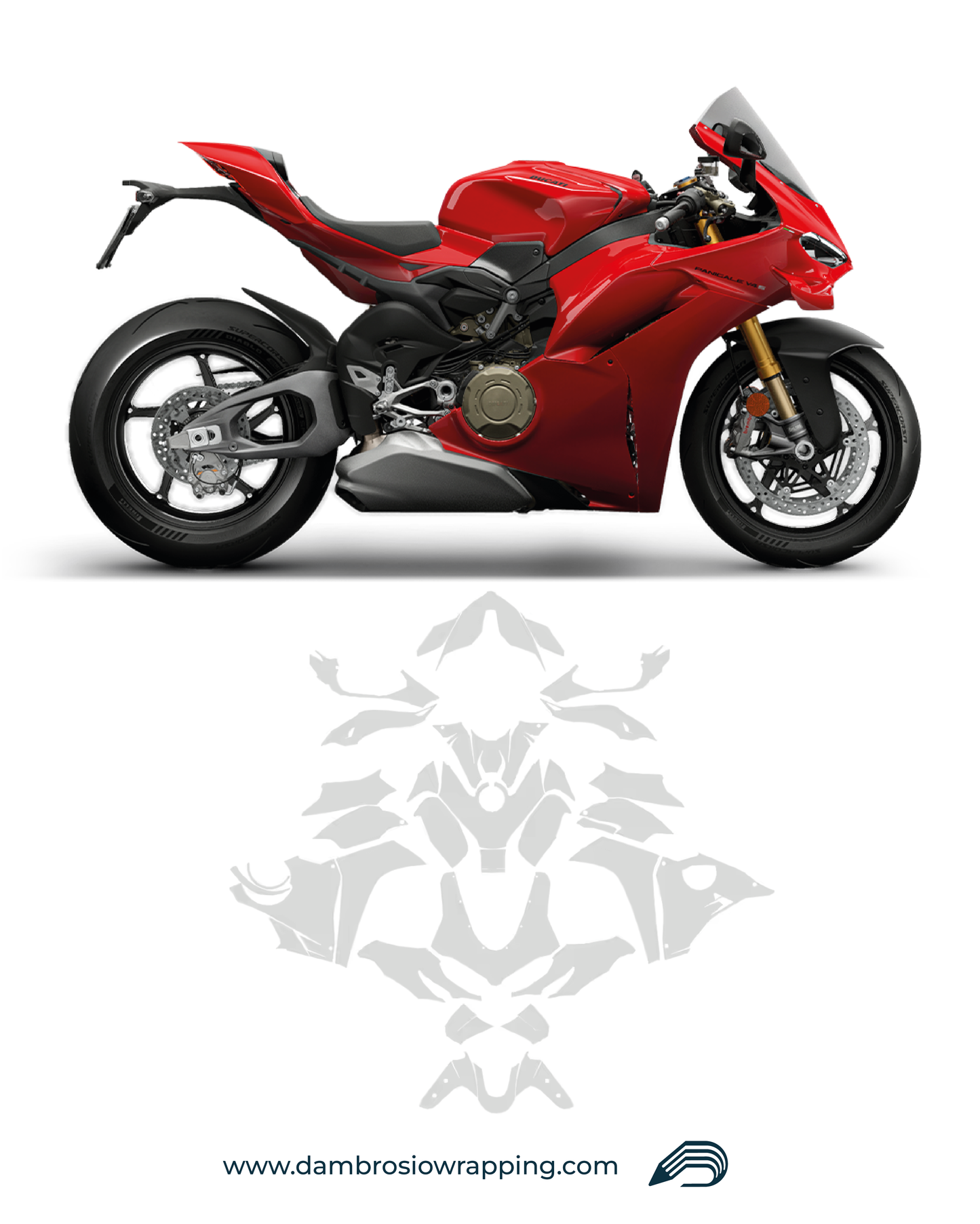 Ducati Panigale V4 S 2024/2025 Protection Kit - Self-Healing Stone-Repellent Protective Film