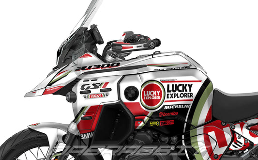 Lucky Explorer Fairing Graphics Kit - BMW R1300GS ADV (2024~) - (LS-W)