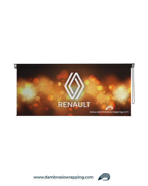 Blackout roller blind - RENAULT Flashes of light