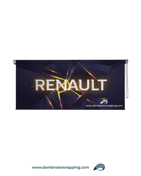 Blackout roller blind - RENAULT Cratere