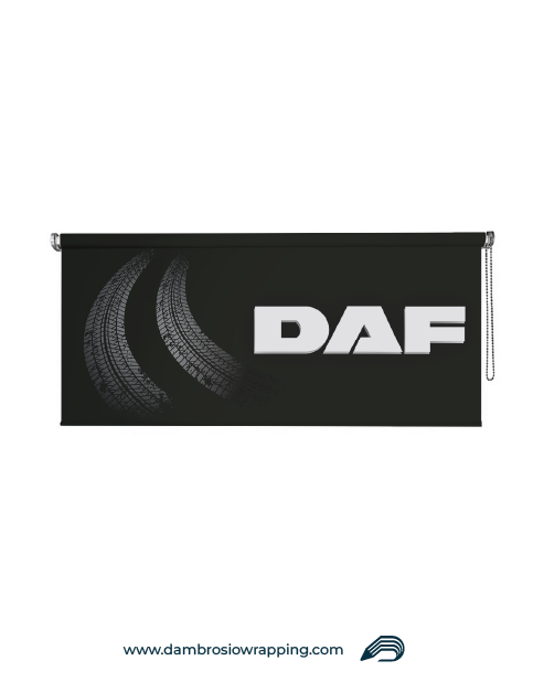 Blackout roller blind - DAF Derapata
