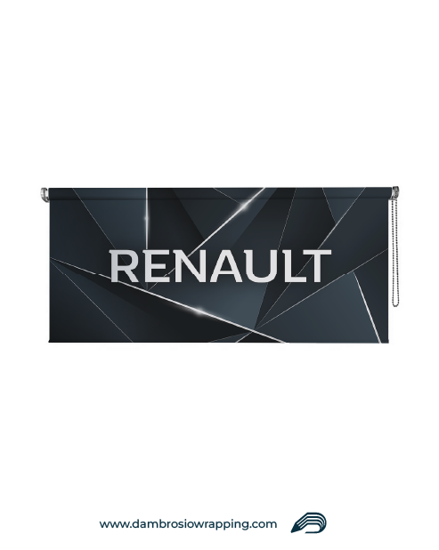 Blackout roller blind - RENAULT Design