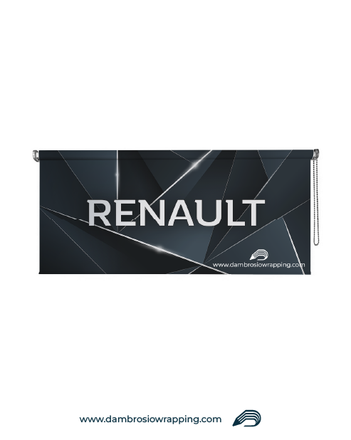 Blackout roller blind - RENAULT Design