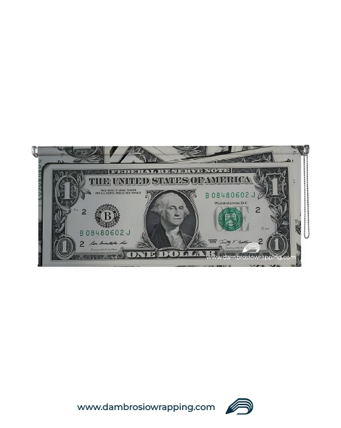 Blackout Roller Blind - Dollars