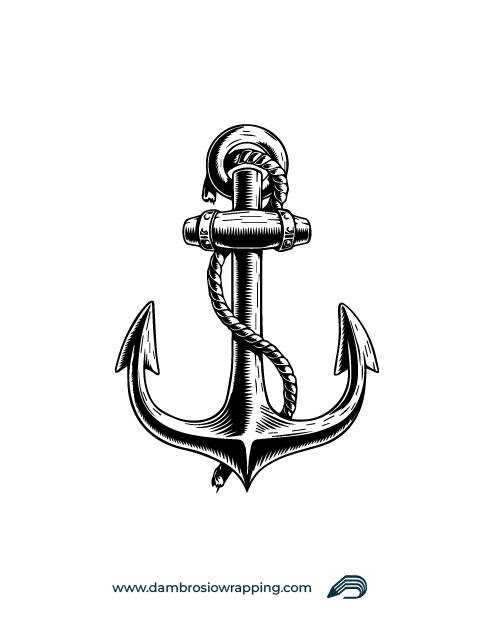 Stylized Anchor Sticker