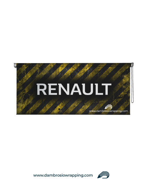Blackout roller blind - RENAULT Danger Zones