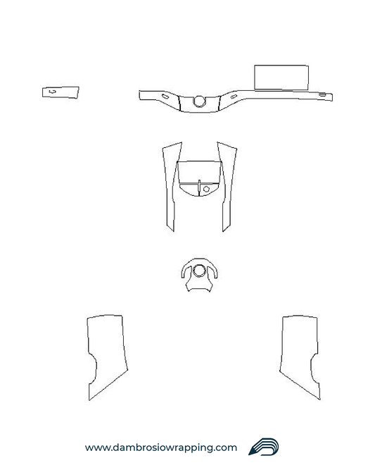 Ferrari Purosangue 2024 Interior Screen Protector Kit