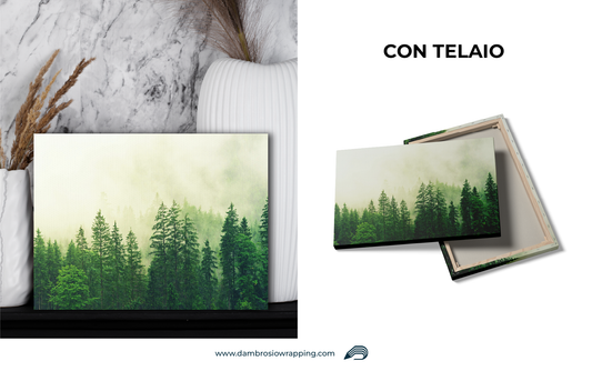 Canvas / Painting Pine Forest