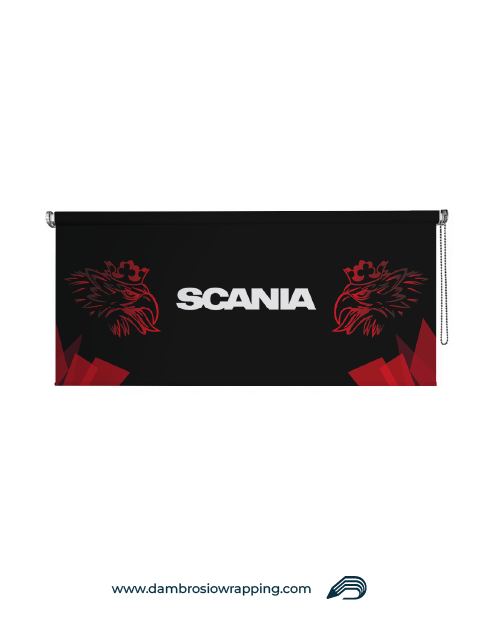 Blackout roller blind - SCANIA Furia Nera