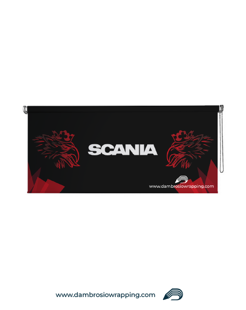 Blackout roller blind - SCANIA Furia Nera