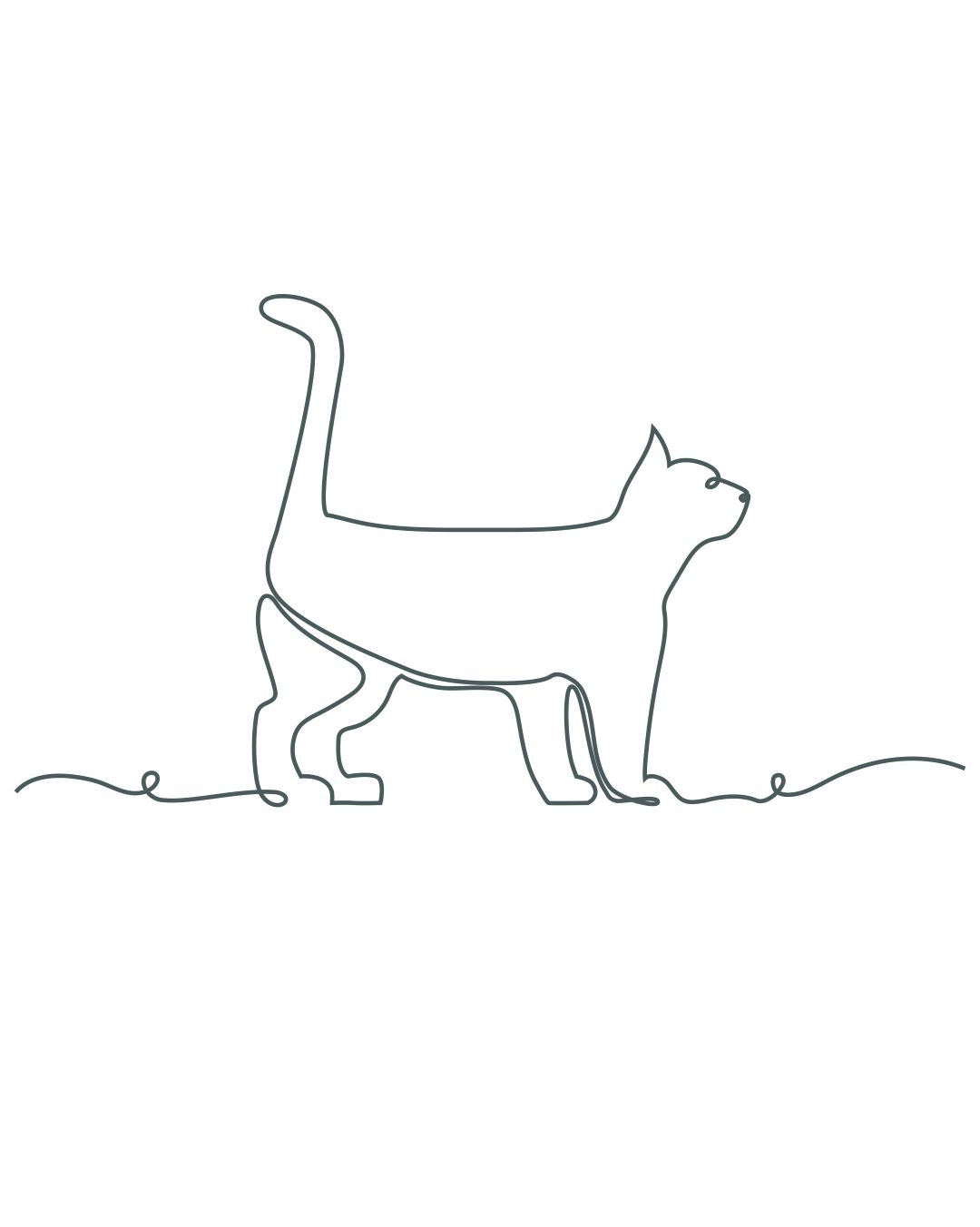 Adesivo Murale - Gatto