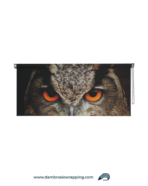 Blackout Roller Blind - Owl