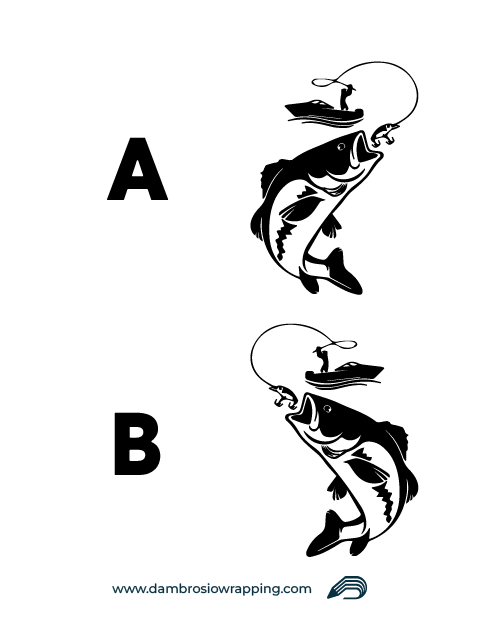 Fisherman Sticker with Stylized Tuna