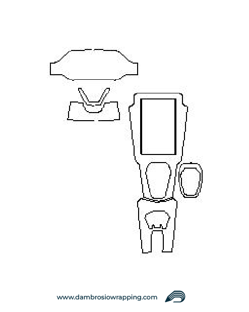 Lamborghini Interior Screen Protector Kit - Huracan STO 2022