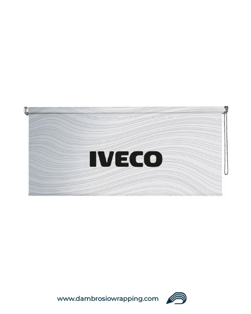 Blackout roller blind - IVECO Onde