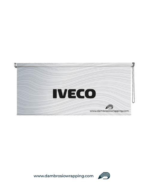 Blackout roller blind - IVECO Onde