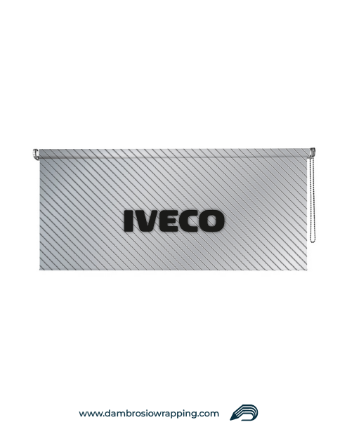 Blackout Roller Blind - IVECO Metal Strips