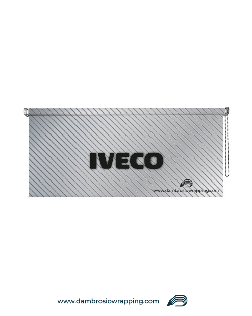 Blackout Roller Blind - IVECO Metal Strips