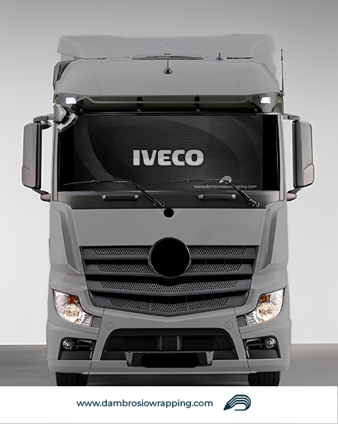 Blackout Roller Blind - IVECO Velo Black