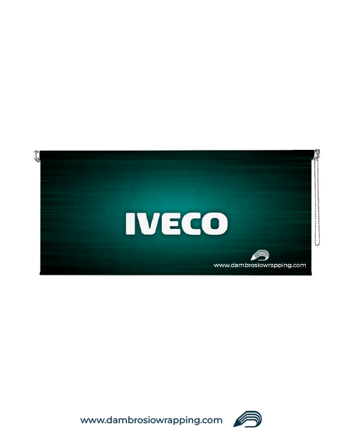 Blackout Roller Blind - IVECO Deep Green
