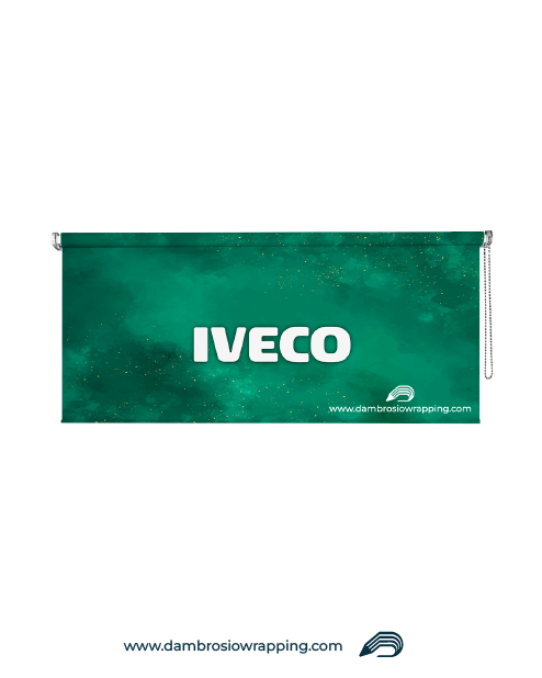 Blackout Roller Blind - IVECO Emerald Green